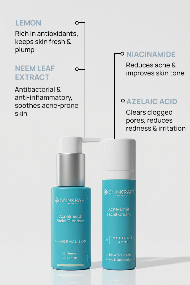 Acne Limit Combo With 9% Azelaic Acid and 0.1% Neem For Normal