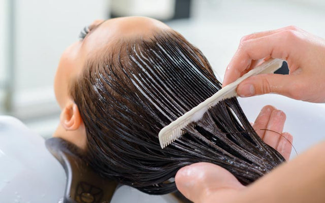 How do you make a homemade keratin treatment?