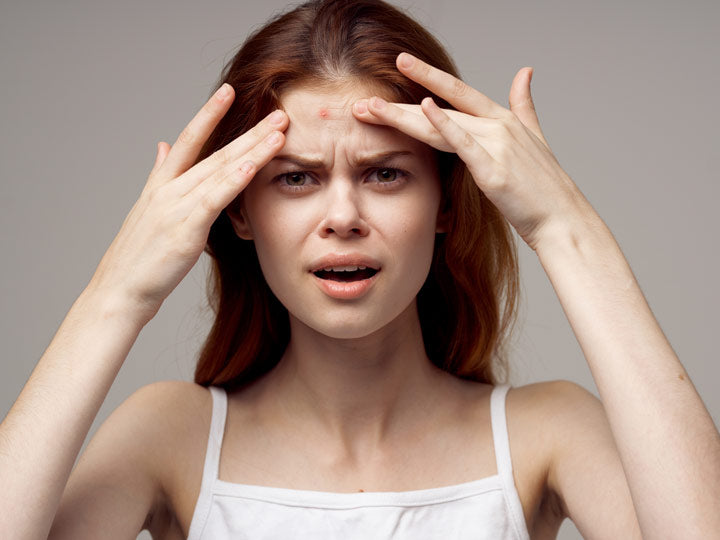 How do you get rid of little bumps on your forehead fast?