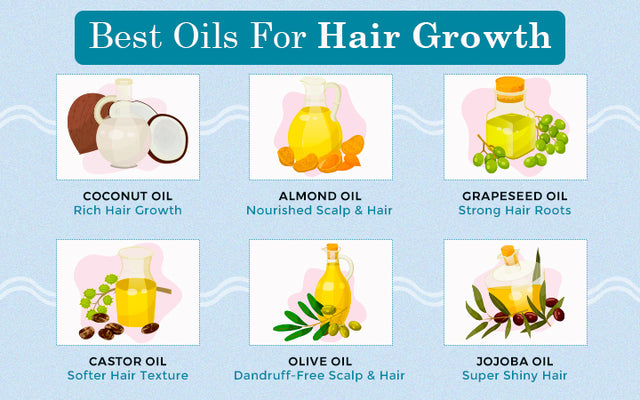 15 Best Oils For Healthy Hair Growth & Thickness – SkinKraft