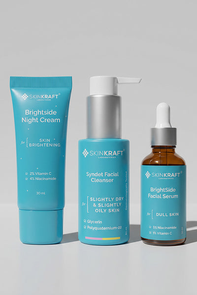 Brightside Night Regimen With Night Cream, Cleanser & Serum