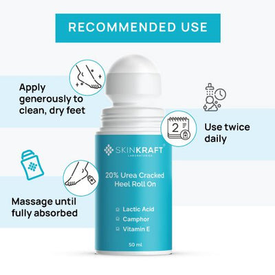 20% Urea Cracked Heel Roll-On