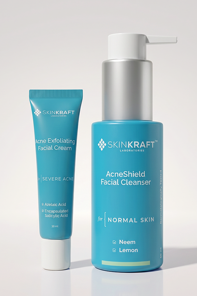 Acne Exfoliating Regimen With Serum & Cleanser
