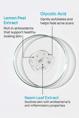 AcneShield Facial Cleanser With 0.1% Neem & 0.1% Lemon