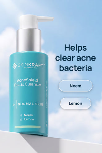 AcneShield Facial Cleanser With 0.1% Neem & 0.1% Lemon