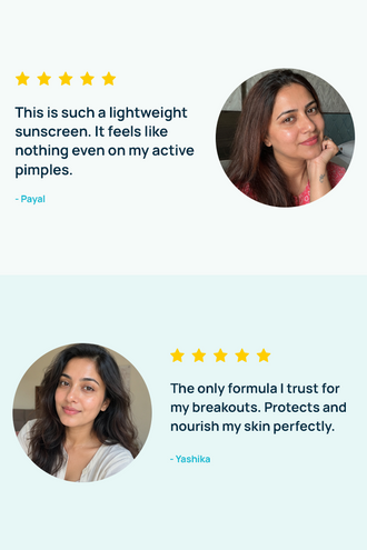 AcneShield Sunscreen SPF 50 PA++++ With 4% Niacinamide & 1% Salicylic Acid