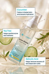 Acne Shield Facial Toner With 0.1% Cucumber Extract & 0.1% Tea Tree Extract