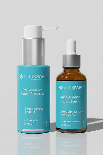 Firming Combo With 0.1% Retinol and  2% Niacinamide For Sensitive Skin