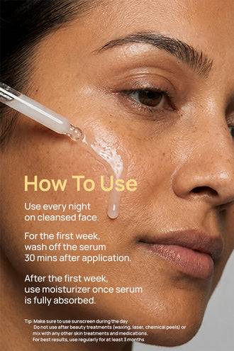 Age Amend Facial Serum With 4% Niacinamide & Retinol