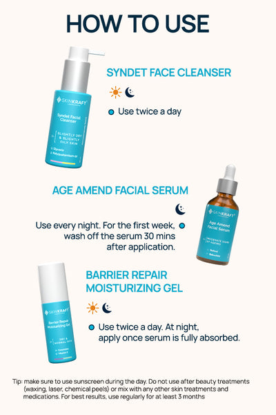 Age Amend Regimen With Serum, Cleanser & Moisturizer