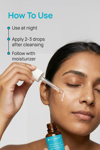 10% Lactic Acid + 1% Hyaluronic Acid Age-Lock Serum With 10% Lactic Acid & 1% Hyaluronic Acid