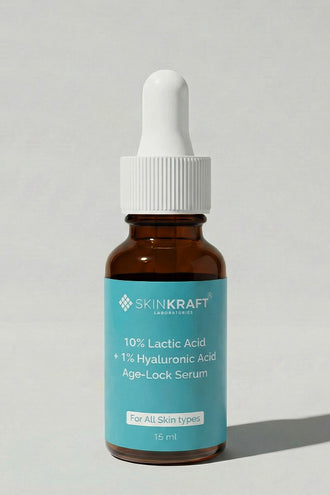 10% Lactic Acid + 1% Hyaluronic Acid Age-Lock Serum With 10% Lactic Acid & 1% Hyaluronic Acid
