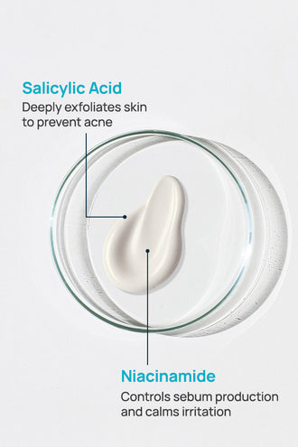 Salicylic Acid And Niacinamide Anti-Acne Face Mask With 1% Salicylic Acid & 2% Niacinamide