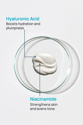 Aqua Burst Glow Crème Gel Sunscreen SPF 50 PA+++ With 0.1% Hyaluronic Acid & 0.5% Niacinamide