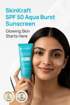 Aqua Burst Glow Créme Gel Sunscreen SPF 50 PA+++ For All Skin Types