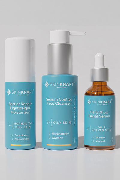 Barrier Repair Regimen With Moisturizing Serum, Cleanser & Glow Serum