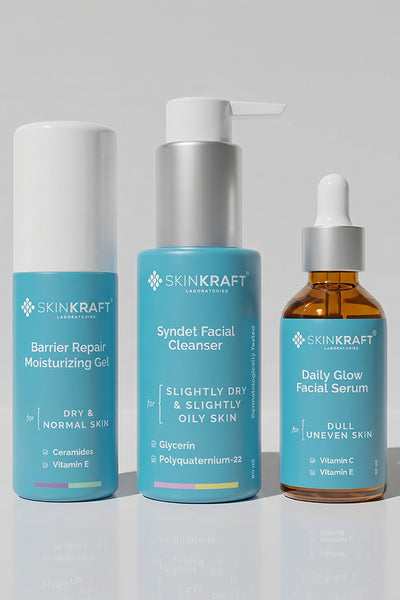 Barrier Repair Gel Regimen With Moisturizer, Cleanser & Serum