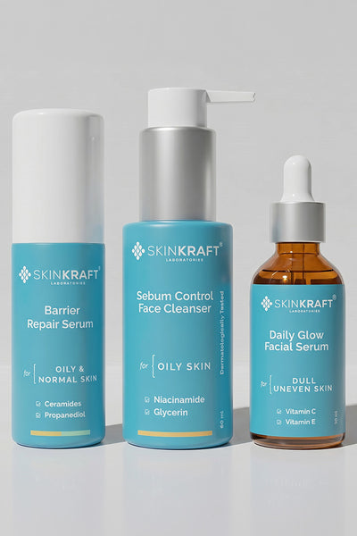 Barrier Repair Regimen With Moisturizing Serum, Cleanser & Glow Serum