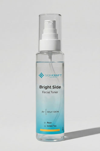 Bright Side Facial Toner With 0.1% Rose & 0.1% Green Tea