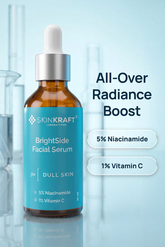 BrightSide Facial Glow Serum With 5% Niacinamide & 1% Vitamin C