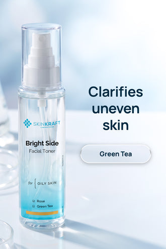 Bright Side Facial Toner With 0.1% Rose & 0.1% Green Tea