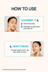 Brightside Night Regimen With Night Cream & Cleanser