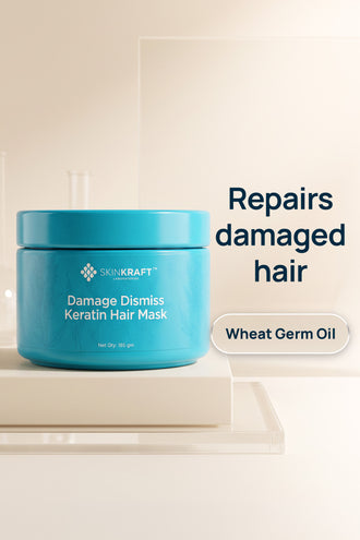Damage Dismiss Keratin Hair Mask With 1% Wheat Germ Oil & 0.15% Quinoa