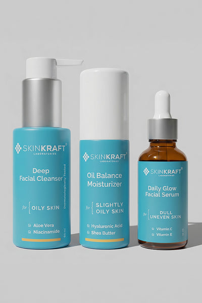 Deep Facial Regimen With Cleanser, Moisturizer & Night Serum