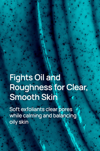 De-Grease Mattifying Face Scrub With Shea Butter & Apricot Exfoliants