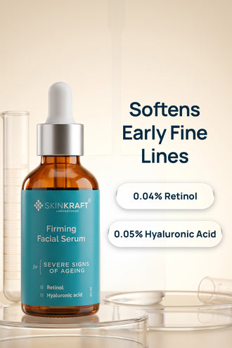 Firming Facial Serum With 0.05% Hyaluronic Acid & 0.04% Retinol