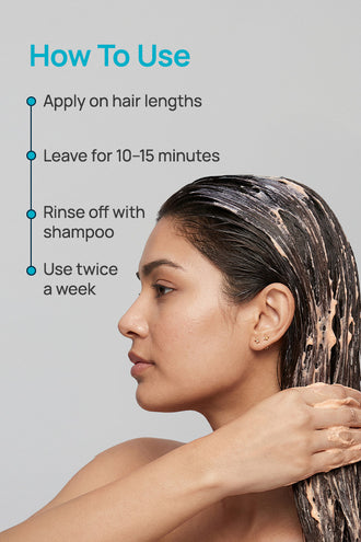 Frizz Rescue Fenugreek Hair Mask With 0.2% Hibiscus & 0.3% Fenugreek Oil