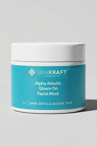 Alpha Arbutin Gleam On Facial Mask With 0.5% Alpha Arbutin & 0.5% Vitamin E