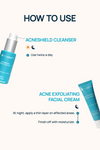 Acne Exfoliating Regimen With Serum & Cleanser