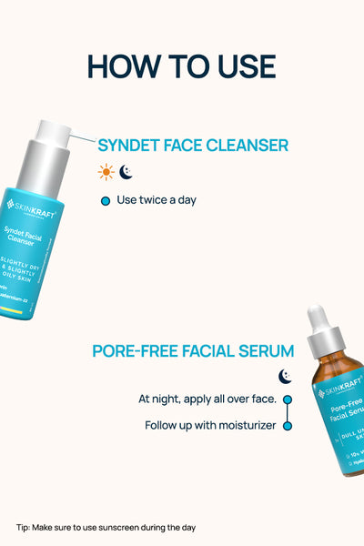 Pore-Free Regimen With Serum & Cleanser