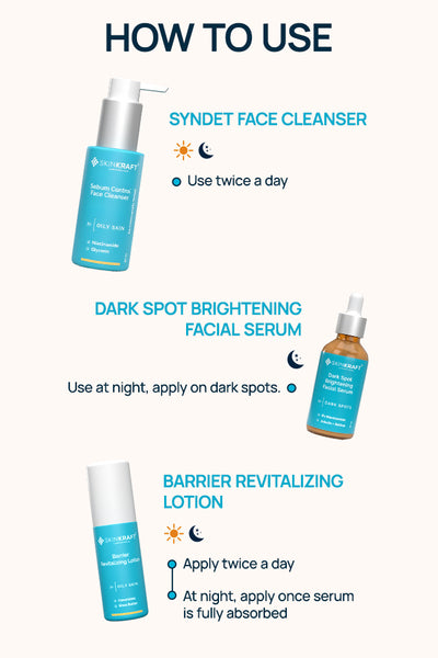 Dark Spot Brightening Regimen With Serum, Cleanser & Moisturizer