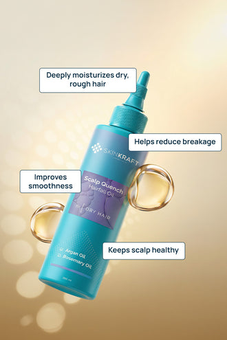 Scalp Quench Hairfall Oil With Argan Oil & Rosemary Oil