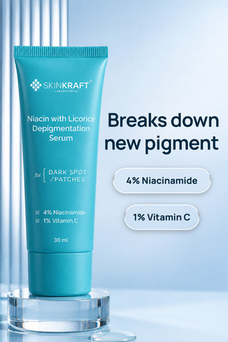 Niacin With Licorice Depigmentation Serum With 4% Niacinamide & 1% Vitamin C