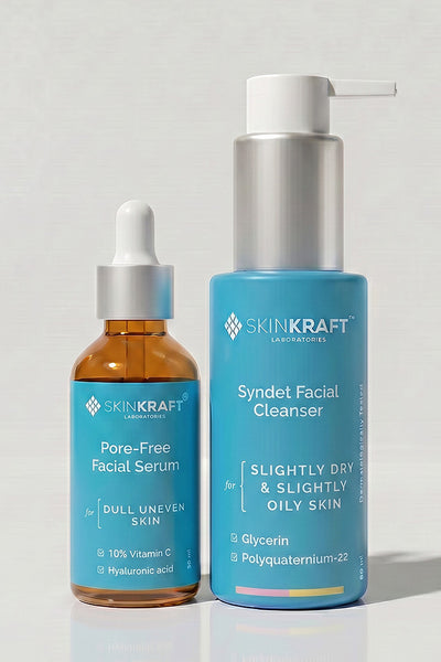 Pore-Free Regimen With Serum & Cleanser