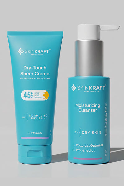 Dry-Touch Regimen With Sunscreen & Cleanser