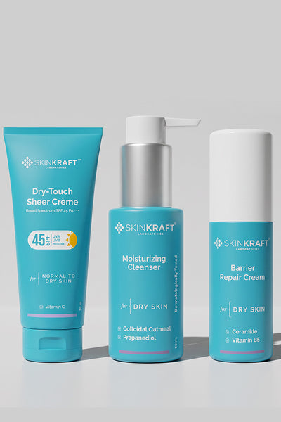 Dry-Touch Regimen With Sunscreen, Cleanser & Moisturizer
