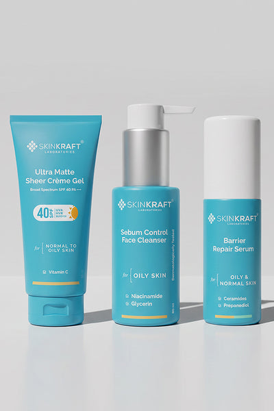 Ultra Matte Regimen With Sunscreen, Cleanser & Moisturizer