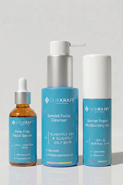 Pore-Free Regimen With Serum, Cleanser & Moisturizer