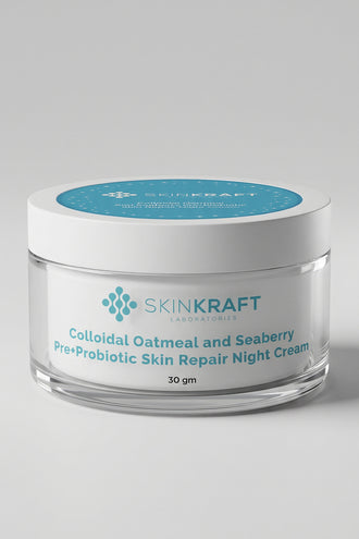 Colloidal Oatmeal And Seaberry Pre+Probiotic Skin Repair Night Cream With 0.1% Oatmeal & Seaberry
