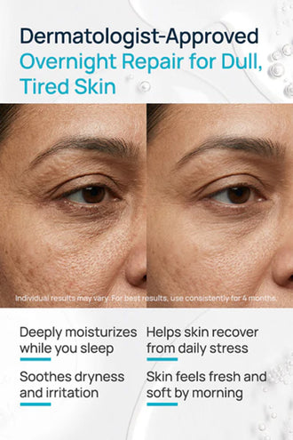 Colloidal Oatmeal And Seaberry Pre+Probiotic Skin Repair Night Cream With 0.1% Oatmeal & Seaberry