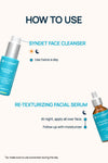 Re-Texturizing Regimen With Serum & Cleanser