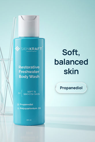 Restorative Freshwater Body Wash With 2% Propanediol & 2% Polyquaternium-39