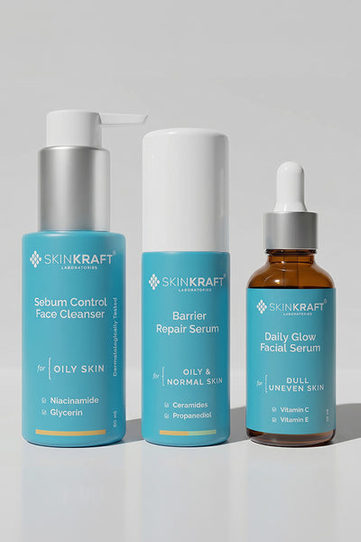 Sebum Control Regimen With Cleanser, Moisturizer & Serum