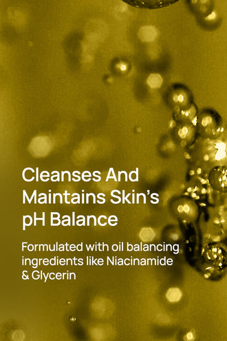 Sebum Control Face Cleanser With 4% Niacinamide & 10% Glycerin