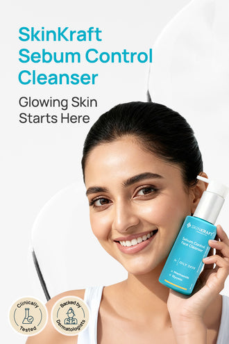 Sebum Control Face Cleanser With 4% Niacinamide & 10% Glycerin