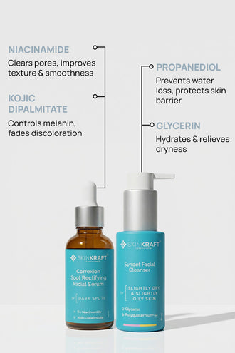 Dark Spot Combo With 2% Kojic Dipalmitate and 15% Glycerin For Normal Skin